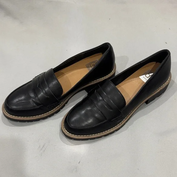 NWOT Dolce Vita Catalina Lug Sole Loafers – Women’s Size 8 (Black) - Picture 5 of 7